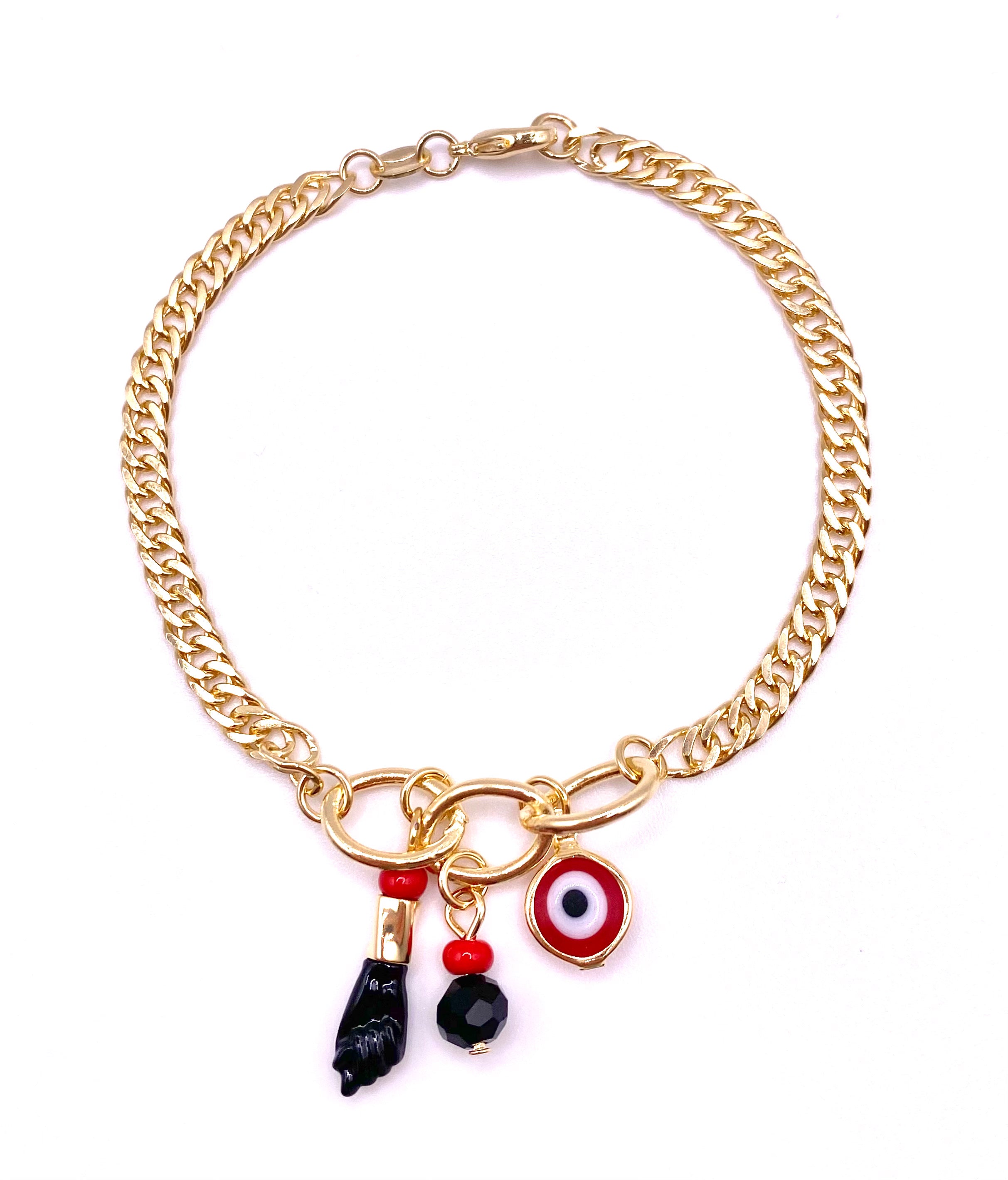 Unisex Evil Eye Protection Simulated Azabache Charm Bracelet For Babies And  Infants | lupon.gov.ph